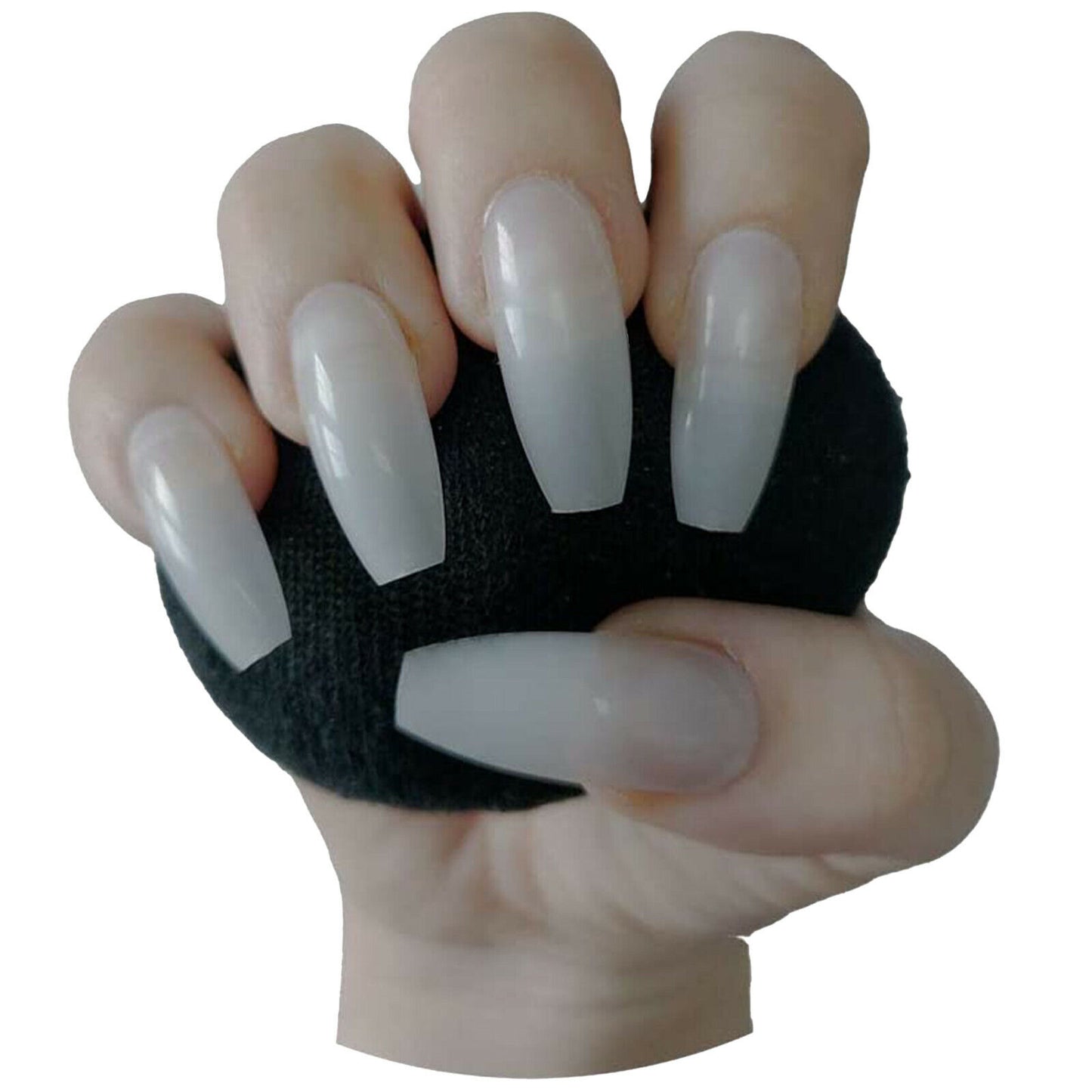 600 extra long coffin ballerina full cover false nails, durable and customizable, perfect for creating bold, stylish nail designs with salon-quality results