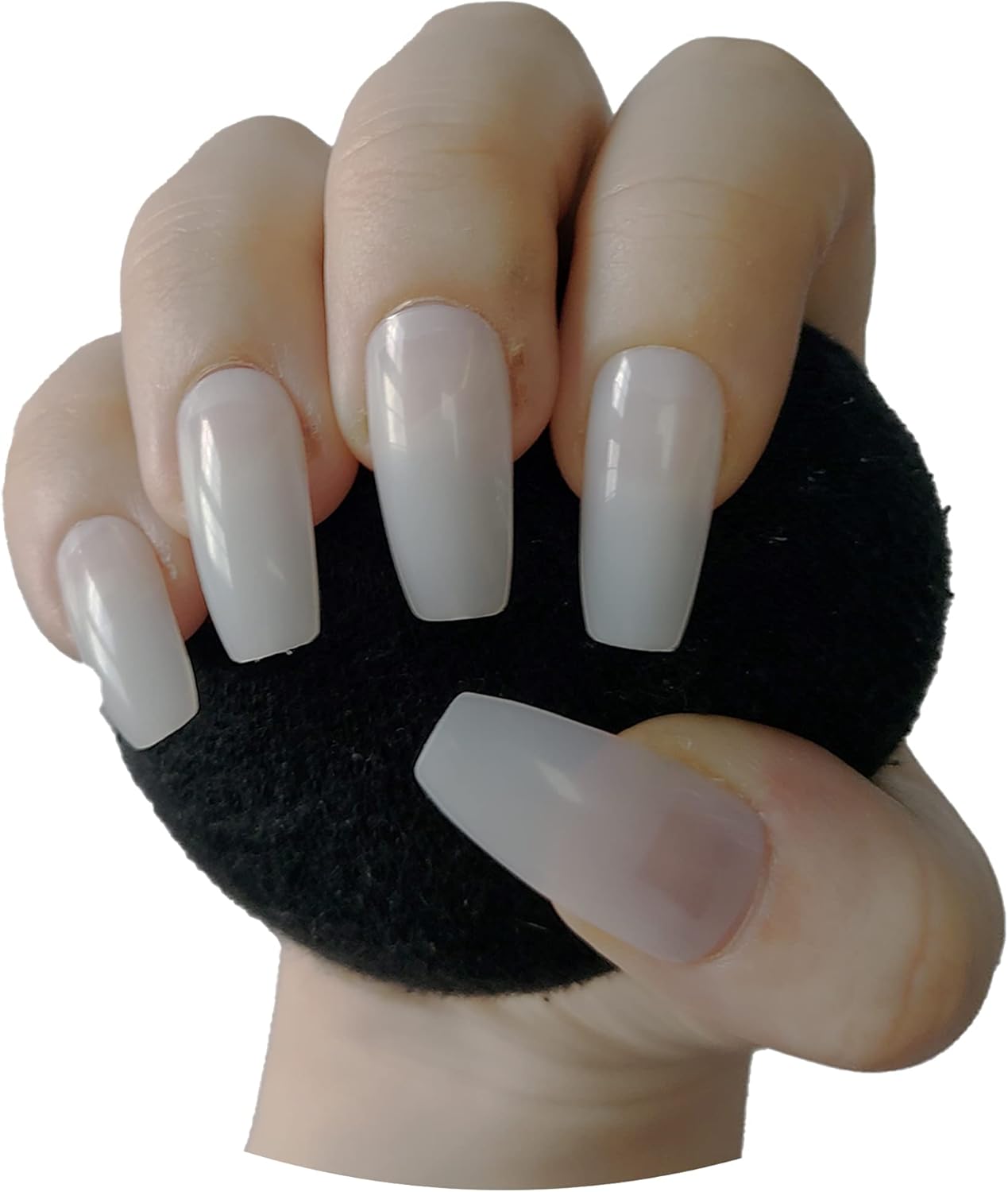 600 medium coffin ballerina full cover false nails, durable and easy to customize, perfect for sleek nail designs and professional-quality results