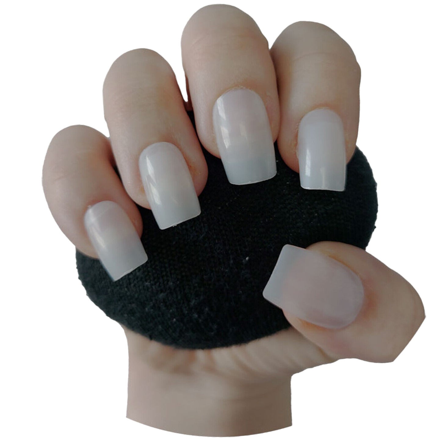 500 medium square full cover false nails, durable and customizable, ideal for achieving timeless nail designs with salon-quality results