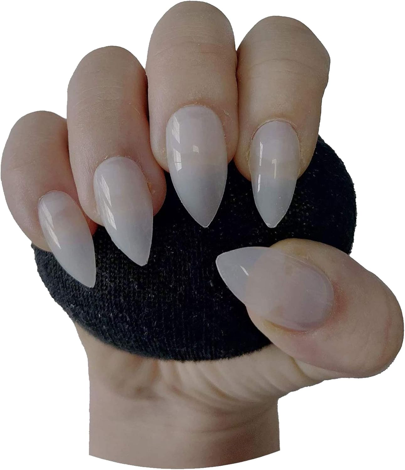 600 short stiletto full cover false nails, durable and lightweight, perfect for customizable nail art and everyday styling