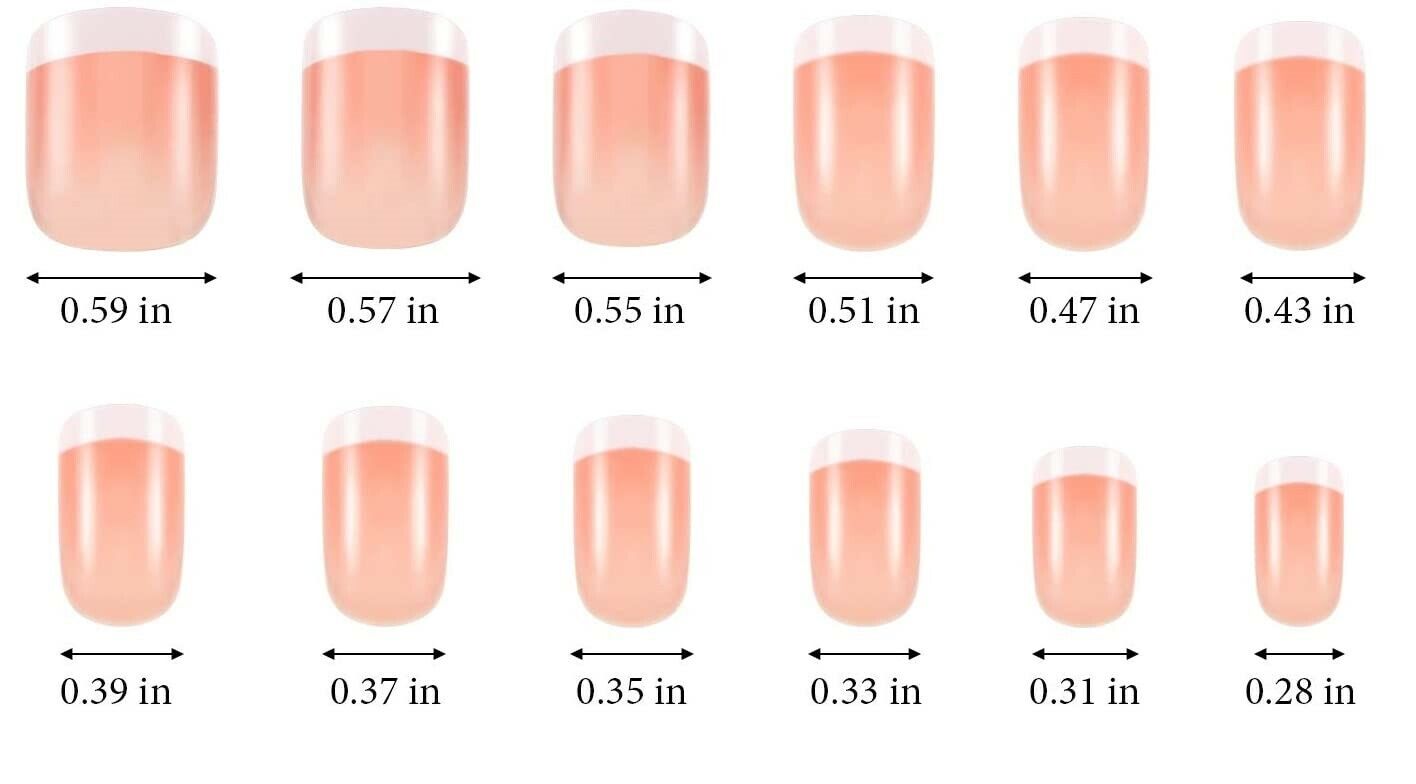 24 Pieces Short Square French Manicure Press-On False Nails by Sasha Cosmetics for a Clean and Elegant Look.