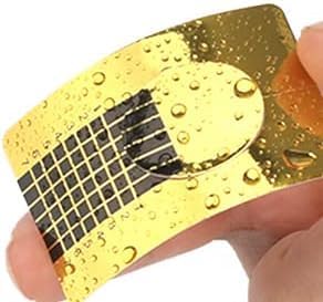 Gold Nail Forms Gel Nail Extension Guides