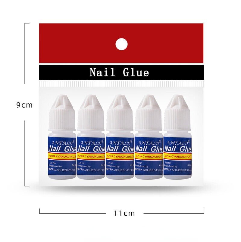 3g Extra Strong False Nail Glue by Sasha Cosmetics, Ideal for Reliable and Durable Nail Bonding