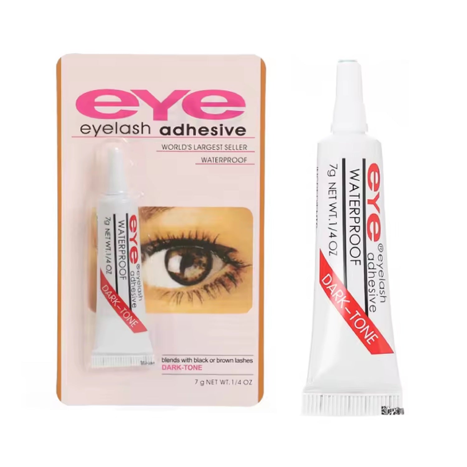 Eye False Eyelash Glue (Black) by Sasha Cosmetics for a Secure Hold and Seamless Lash Application