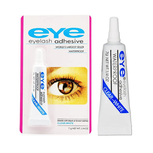 Clear-White Eye False Eyelash Glue by Sasha Cosmetics, Perfect for Long-Lasting and Seamless Lash Application