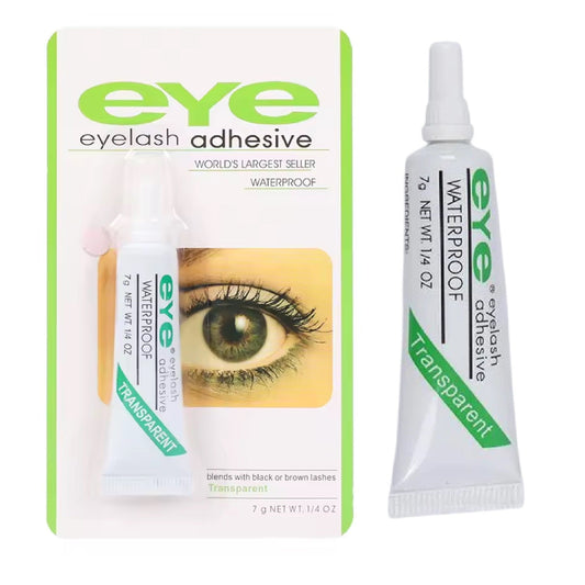 Clear Eye False Eyelash Glue by Sasha Cosmetics, Perfect for Long-Lasting and Seamless Lash Application.