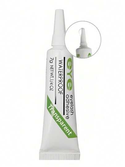 Eye False Eyelash Glue (Clear) by Sasha Cosmetics for a Strong, Invisible Lash Hold