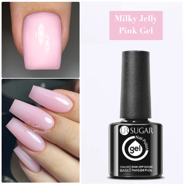 Milky Pink French Manicure Nail Gel Polish 7ml