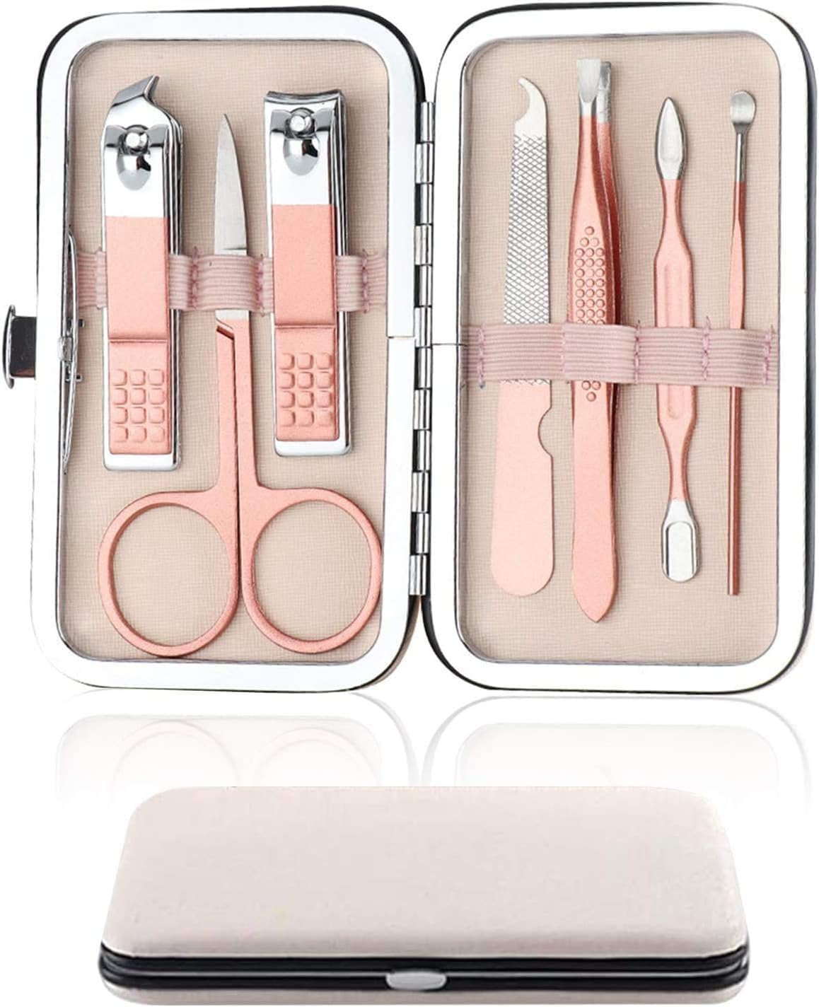 Mini travel manicure set – 7-piece portable nail care kit