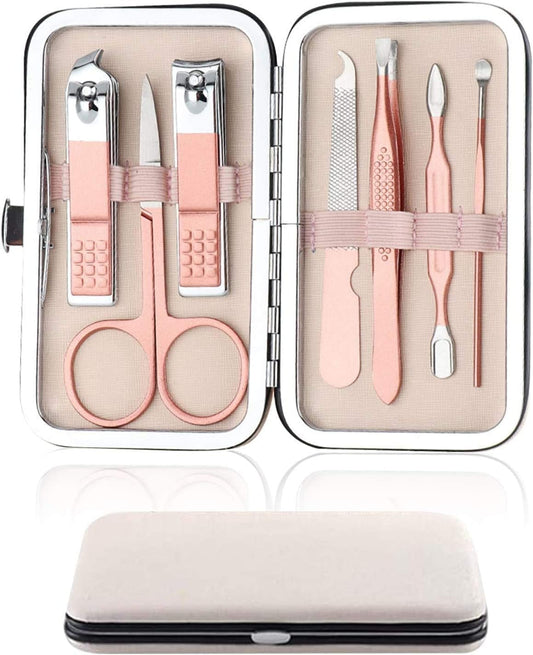 Mini travel manicure set – 7-piece portable nail care kit
