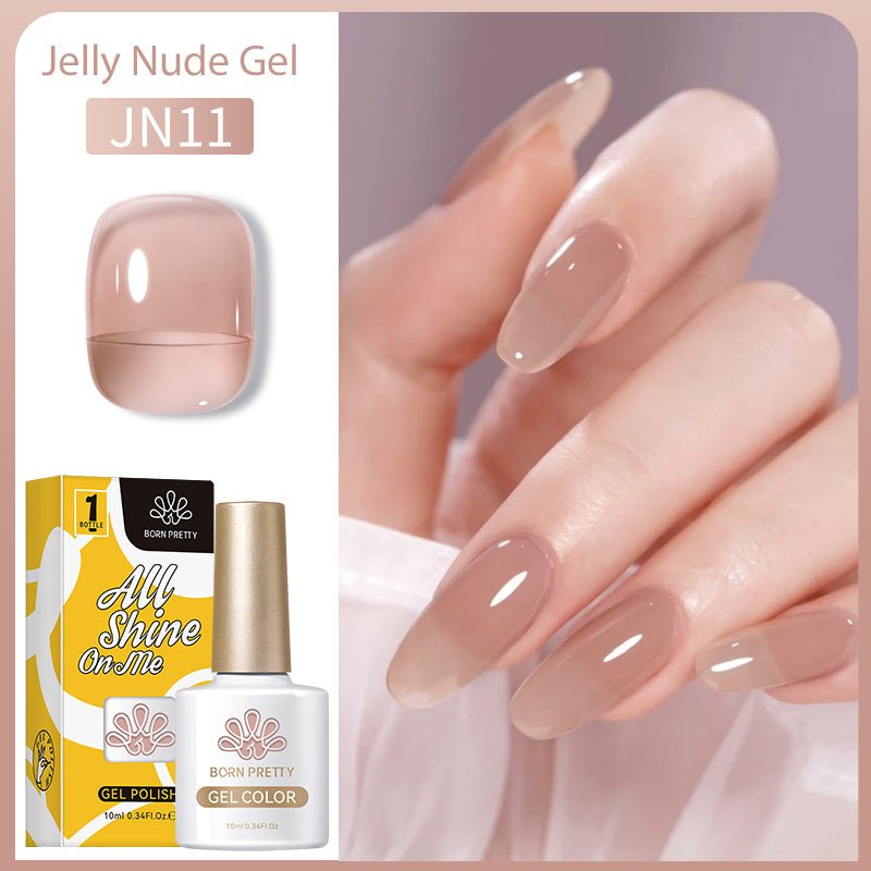 Stained Glass Jelly Gel Polish 10ml for Creating Gorgeous Translucent Nail Designs